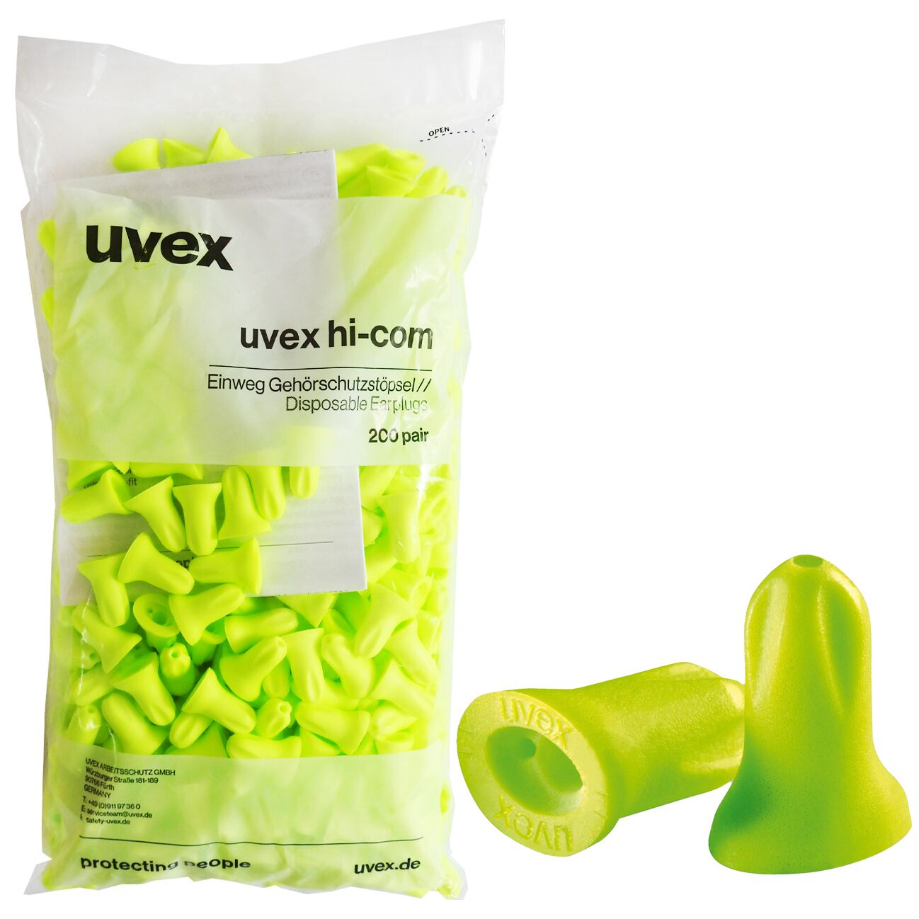 hicomL 200 worek uvex hi-com 200 par