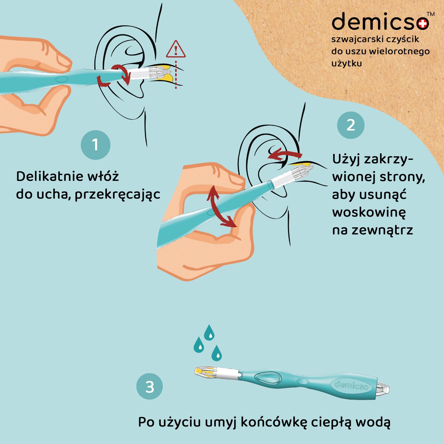 Infografika Instrukcja PL Demicso czyścik