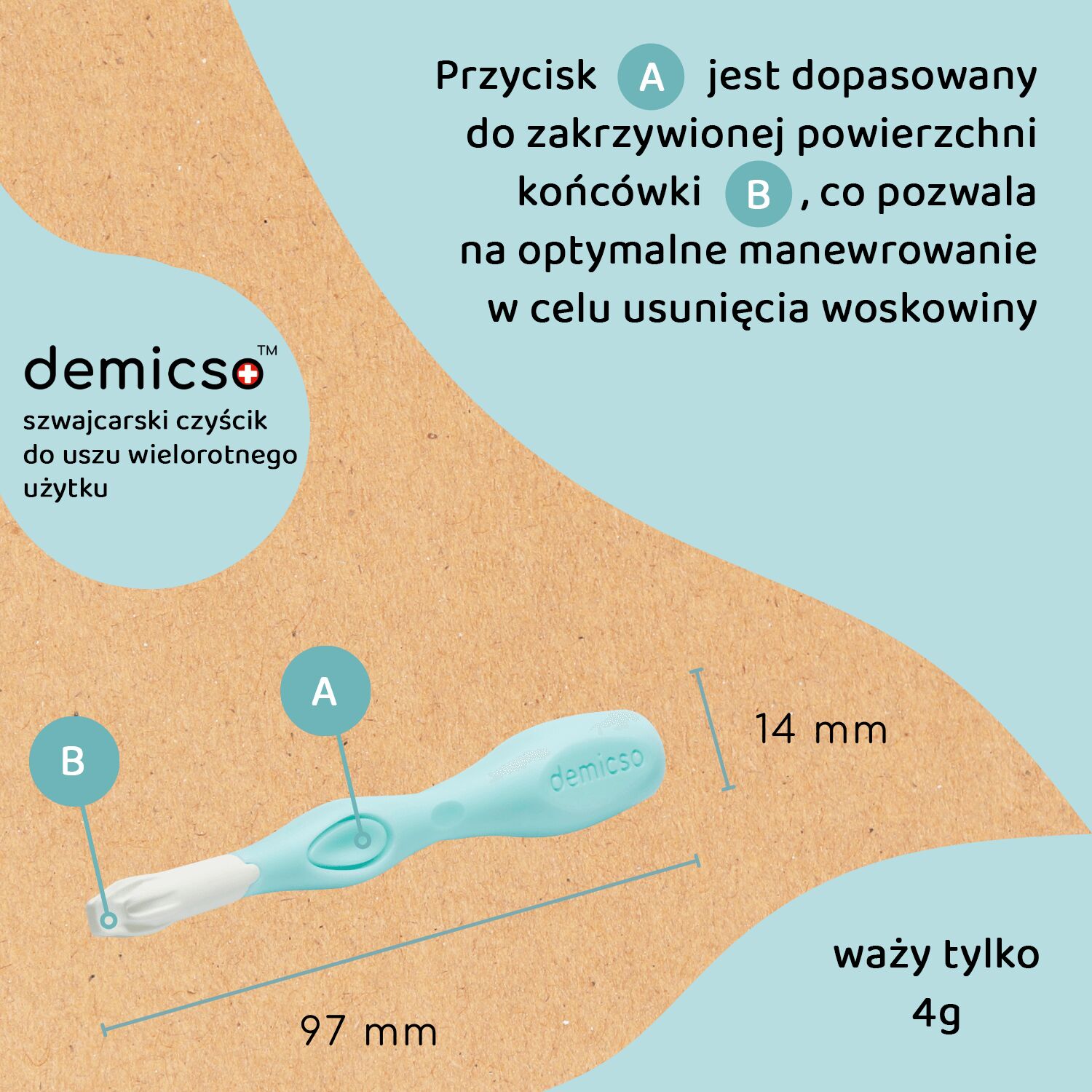 Infografika przycisk PL Czyścik do uszu