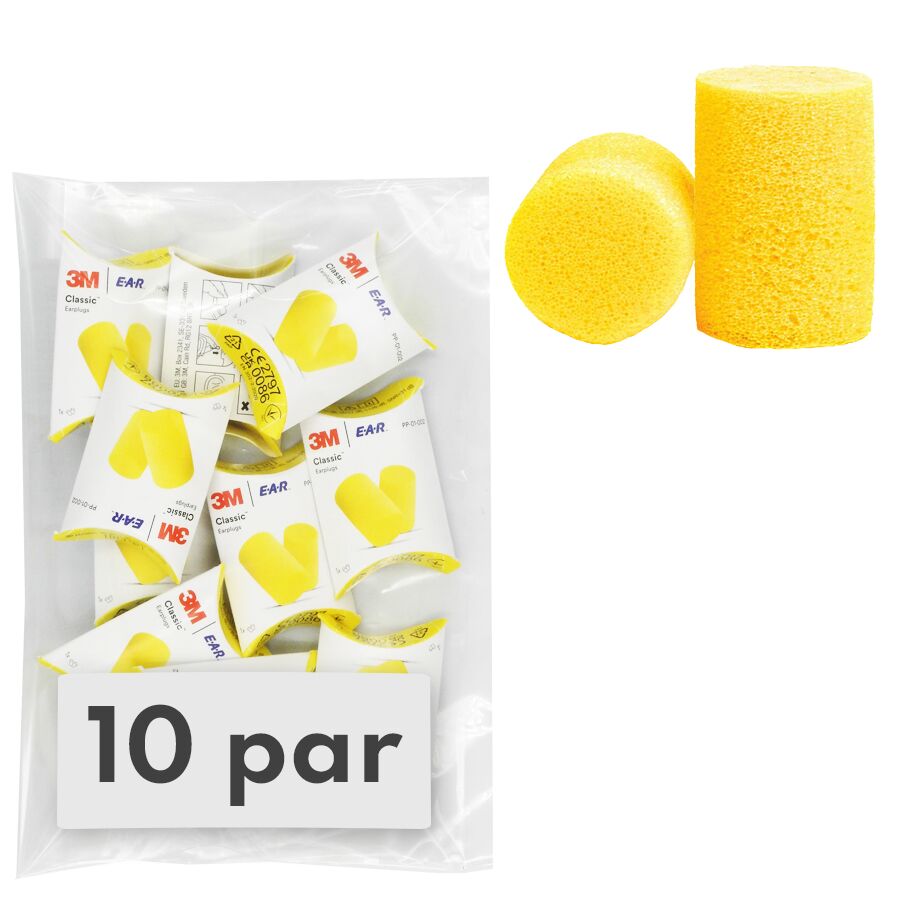 Classic 10 Zatyczki do spania 3M EAR Classic