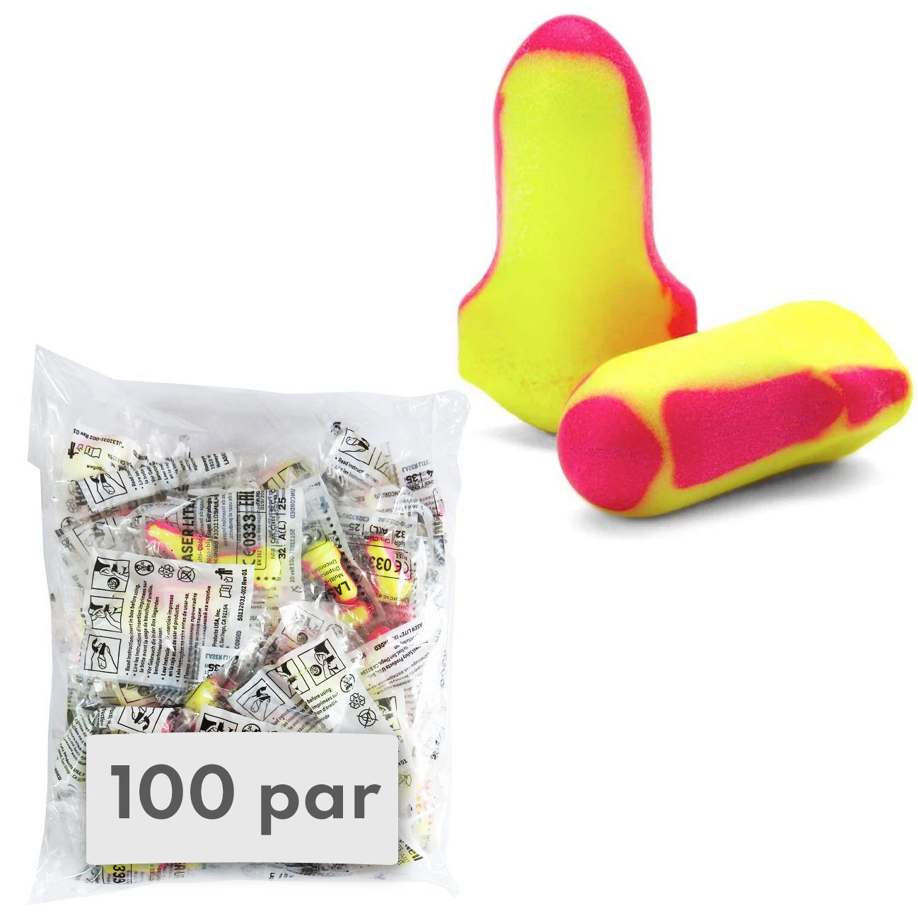 LL 100 par Zatyczki Honneywell Laser Lite Earplug