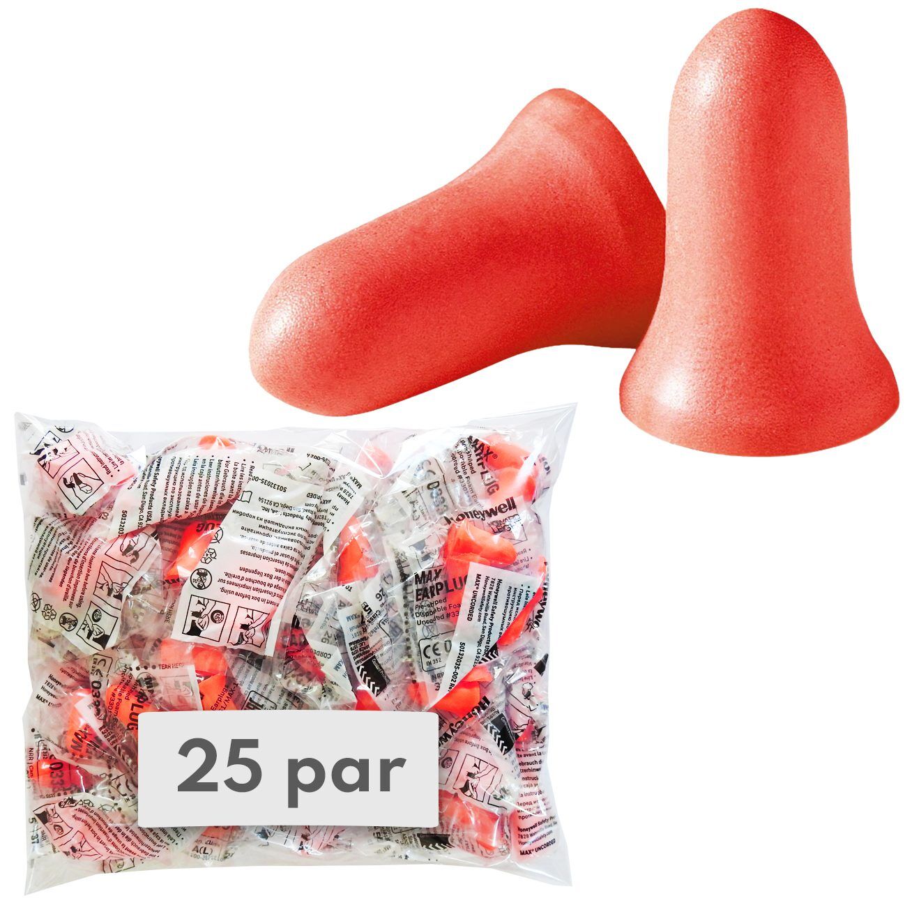 MAX 25 par Stopery do uszu Honeywell MAX