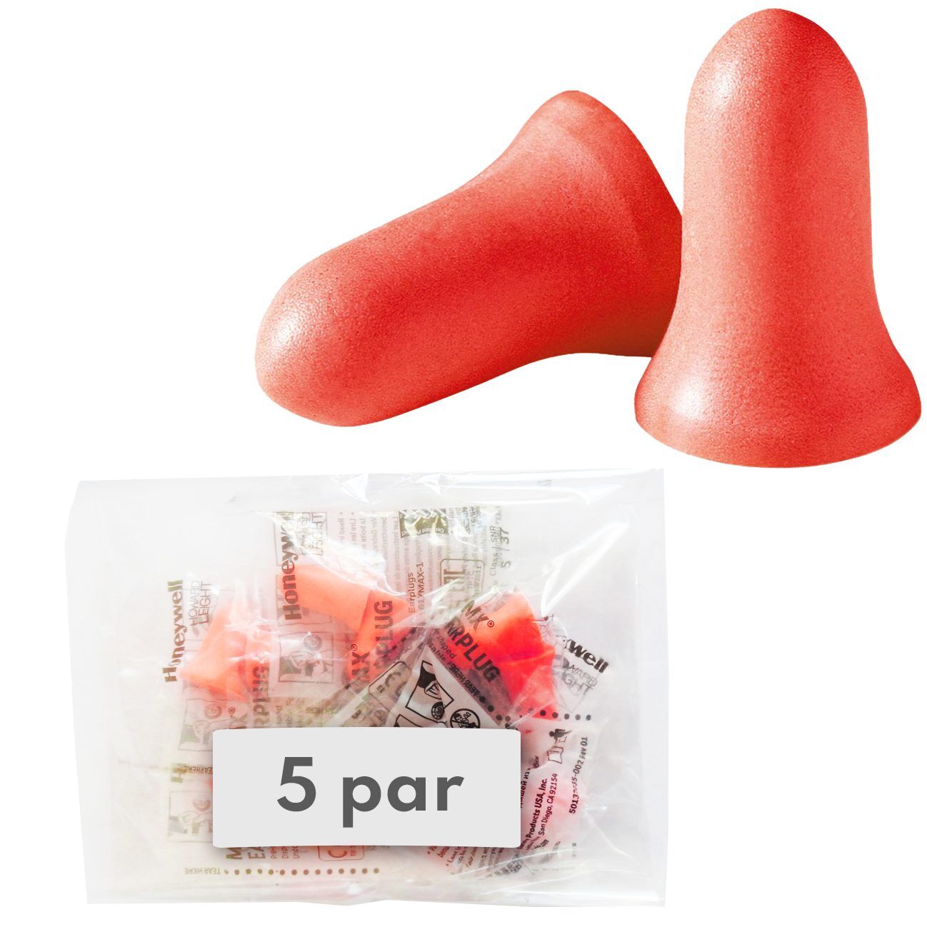 MAX 5 par Zatyczki jednorazowe piankowe Honeywell MAX